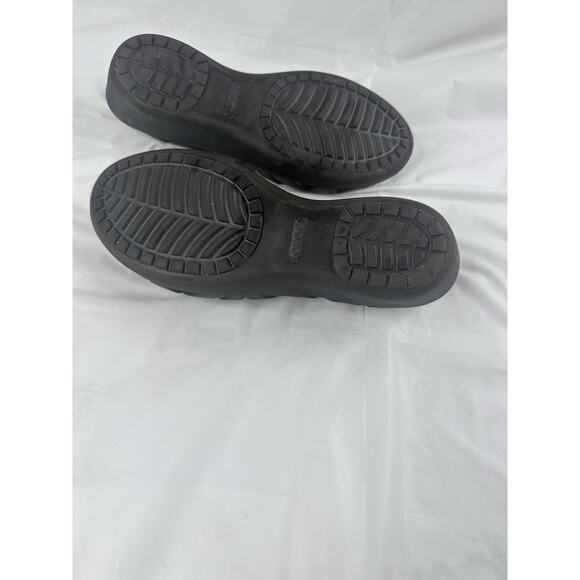 Crocs Adriana III Mini Wedge Sandals Brown Jelly Slip On Comfort Women's Size 9 - Picture 7 of 8